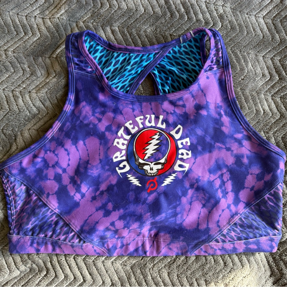 Peloton X Grateful Dead Women's Tie-Dye Bra; Size Large; Never Worn